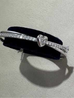 Swarovski heart bracelet